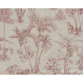 AS CREATION Cuba 38021-3 levélmintás tapéta