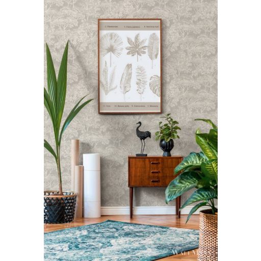 AS CREATION Cuba 38023-1 levélmintás tapéta