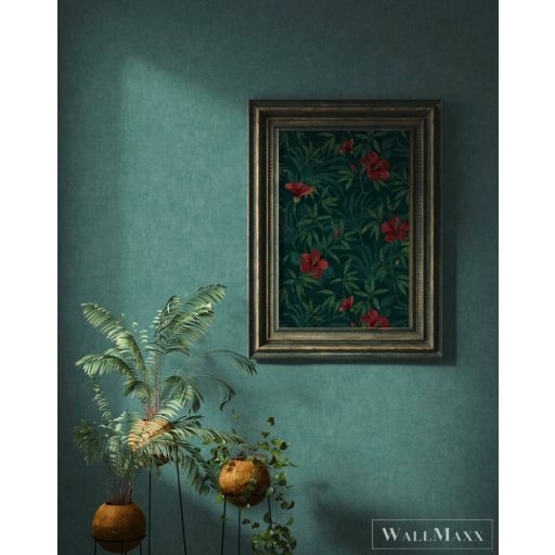 AS Creation Cuba 38024-4 kék, zöld Egyszínű Uni tapéta