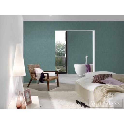 AS Creation Cuba 38024-4 kék, zöld Egyszínű Uni tapéta