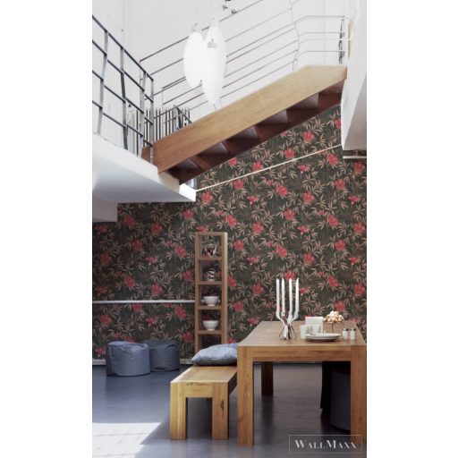 AS CREATION Cuba 38028-3 virágmintás tapéta