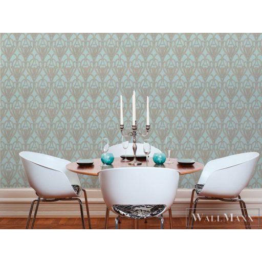 AS CREATION Mata Hari 38091-2 zöld barokk tapéta