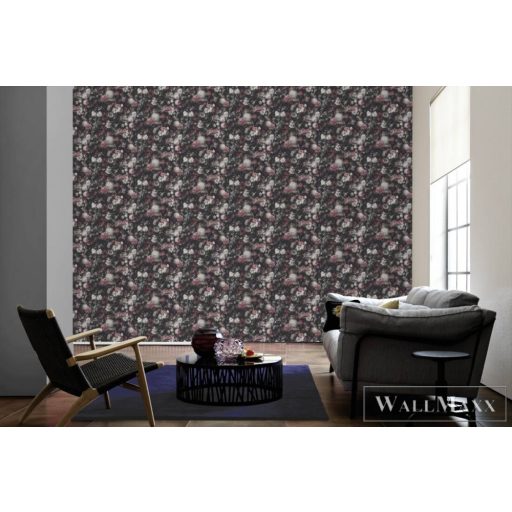 AS CREATION Mata Hari 38095-2 fekete barokk tapéta