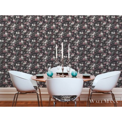 AS CREATION Mata Hari 38095-2 fekete barokk tapéta