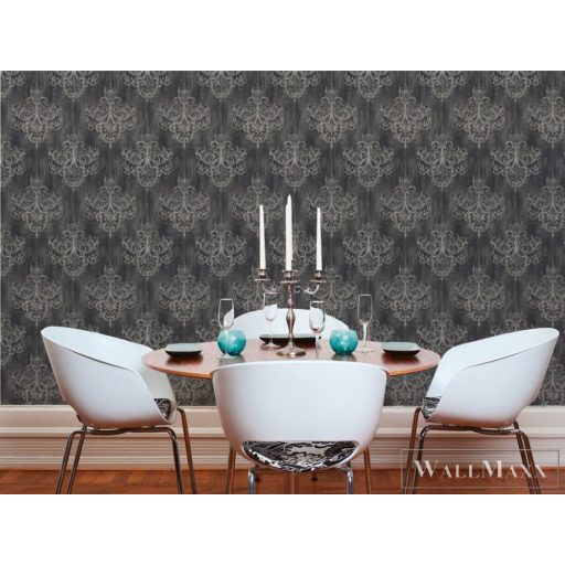 AS CREATION Mata Hari 38096-4 fekete barokk tapéta