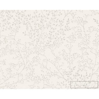  AS CREATION Trendwall 2 2024 38100-1 krémszínű levélmintás tapéta