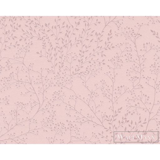 AS CREATION Trendwall 2 2024 38100-2 rózsaszín levélmintás tapéta