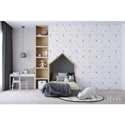 AS CREATION Little Love 38119-1 bézs maci-s tapéta