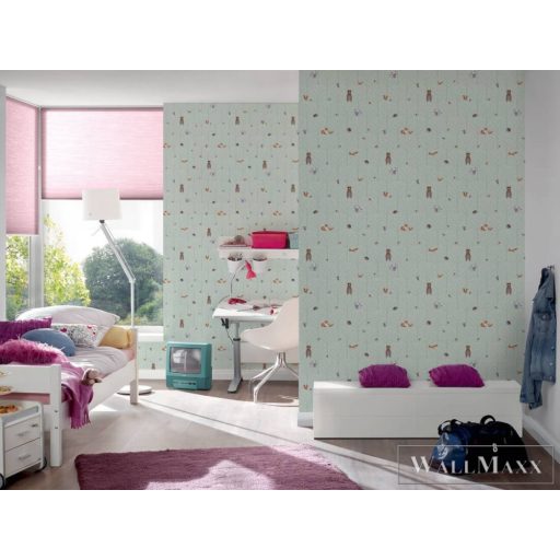 AS CREATION Little Love 38119-2 barna maci-s tapéta