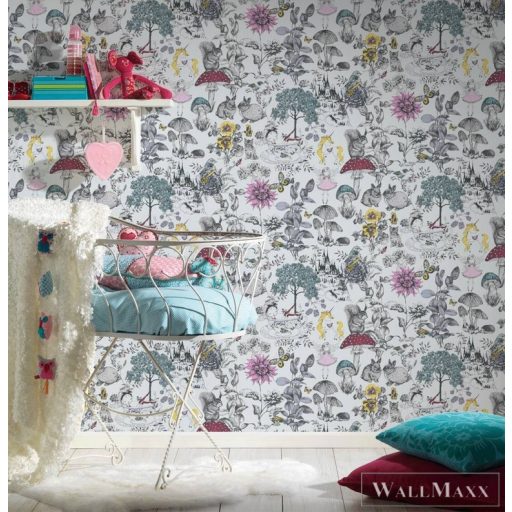 AS CREATION Little Love 38120-1 fehér tündér-es tapéta