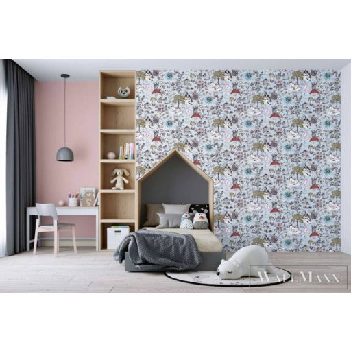 AS CREATION Little Love 38120-2 bézs egyszarvú-s tapéta