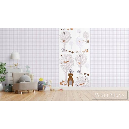 AS CREATION Little Love 38134-1 barna erdő-s tapéta