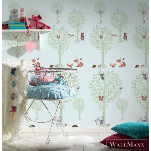 AS CREATION Little Love 38134-2 barna erdő-s tapéta