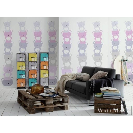 AS CREATION Little Love 38136-2  pandá-s tapéta