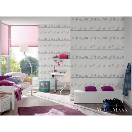 AS CREATION Little Love 38137-1 színes madar-as tapéta