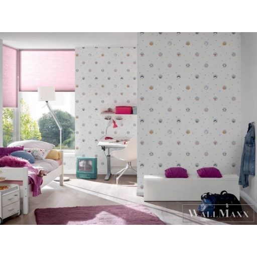 AS CREATION Little Love 38143-3 kék csillag-os tapéta