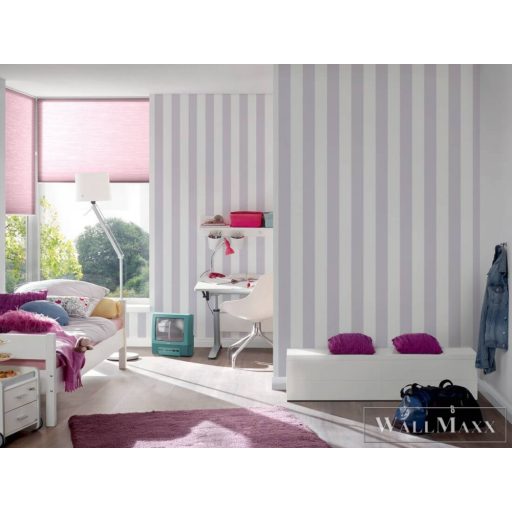 AS CREATION Little Love 38148-4 bézs csíkos tapéta