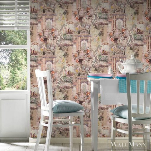 AS CREATION Dream Flowery 38174-2 színes indiai életkép tapéta india motívum falfestmény