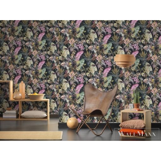 AS CREATION Dream Flowery 38176-1 afrika motívumos tapéta dzsungel zebra papagáj halak