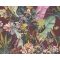 AS CREATION Dream Flowery 38176-5 bordó afrika motívumos tapéta dzsungel zebra papagáj halak