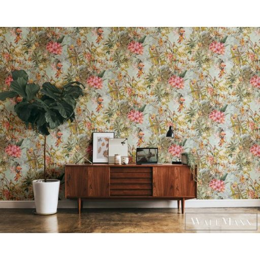 AS CREATION Dream Flowery 38177-1 piros virágos tapéta