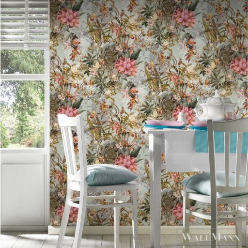 AS CREATION Dream Flowery 38177-1 piros virágos tapéta