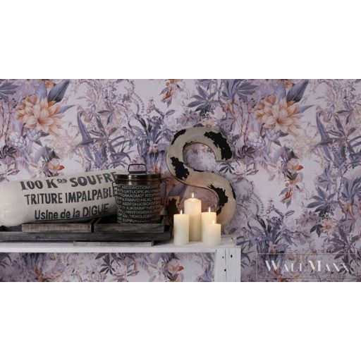 AS CREATION Dream Flowery 38177-2 lila virágos tapéta