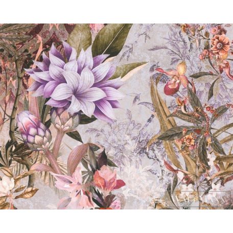 AS CREATION Dream Flowery 38177-3 lila virágos tapéta