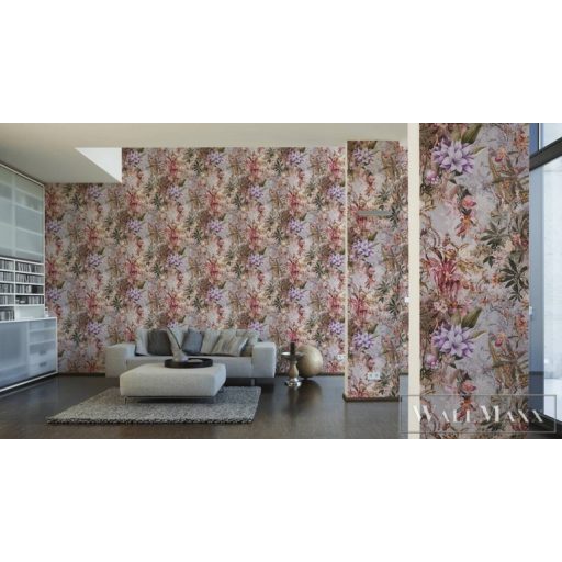 AS CREATION Dream Flowery 38177-3 lila virágos tapéta