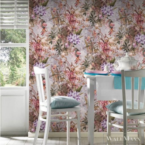 AS CREATION Dream Flowery 38177-3 lila virágos tapéta