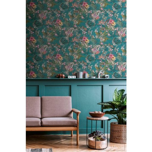 AS CREATION Dream Flowery 38178-3 kék virágos tapéta