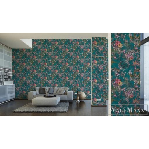 AS CREATION Dream Flowery 38178-3 kék virágos tapéta