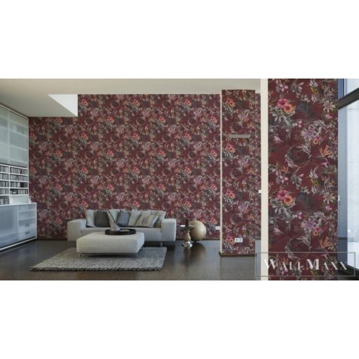 AS CREATION Dream Flowery 38178-5 piros virágos tapéta