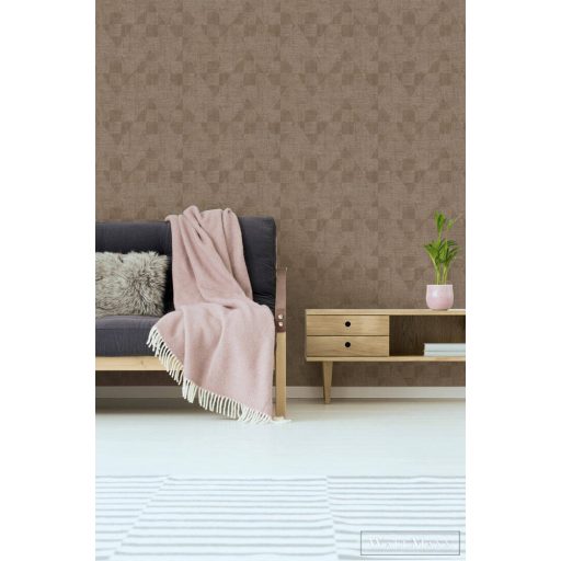 AS Creation Titanium 3 38196-4 barna Fém-hatású Uni tapéta