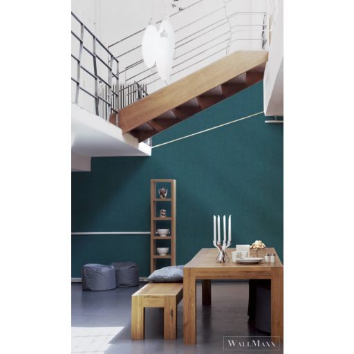 AS Creation Titanium 3 38197-7 kék, zöld, fémhatású Fém-hatású Uni tapéta