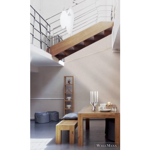 AS Creation Titanium 3 38198-1 bézs, krémszínű, fémhatású Fém-hatású Uni tapéta