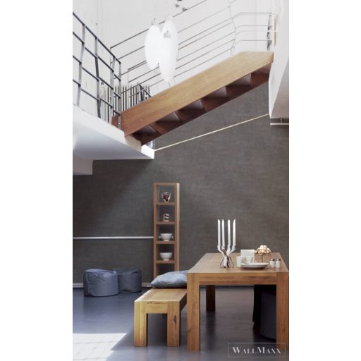 AS Creation Titanium 3 38199-5 fekete, szürke, fémhatású Fém-hatású Uni tapéta