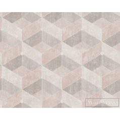   AS Creation Titanium 3 38202-1 bézs, barna, krémszínű Tér-hatású 3D-mintás Grafikus tapéta