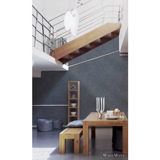 AS Creation Titanium 3 38203-2 kék Fém-hatású Modern tapéta