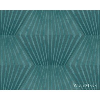   AS Creation Titanium 3 38204-1 zöld Tér-hatású 3D-mintás Grafikus tapéta