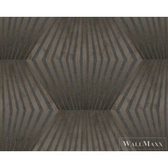   AS Creation Titanium 3 38204-2 barna Tér-hatású 3D-mintás Grafikus tapéta