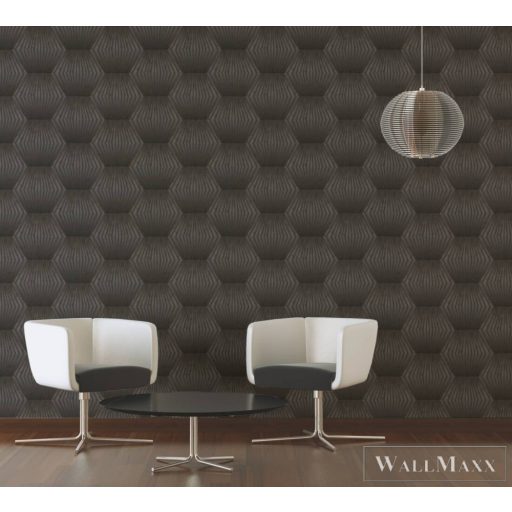 AS Creation Titanium 3 38204-2 barna Tér-hatású 3D-mintás Grafikus tapéta