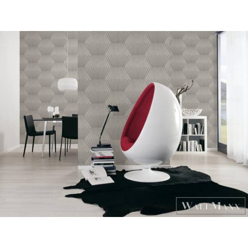 AS Creation Titanium 3 38204-3 barna, szürke Tér-hatású 3D-mintás Grafikus tapéta