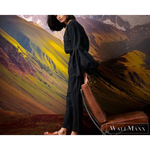 AS CREATION The Wall 38257-1 sárga hegység mintás modern digitális panel