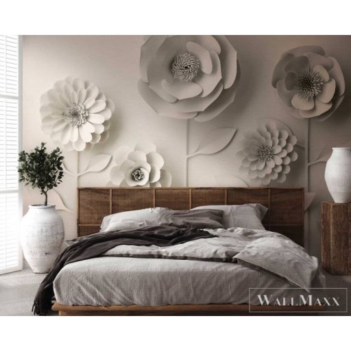 AS CREATION The Wall 38293-1 bézs napraforgó mintás modern digitális panel