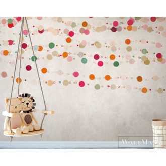   AS CREATION The Wall 38305-1 bézs pöttyös ifjúsági digitális panel