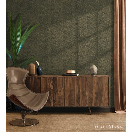 AS CREATION Geo Effect 38309-7 fémhatású parkettamintás tapéta