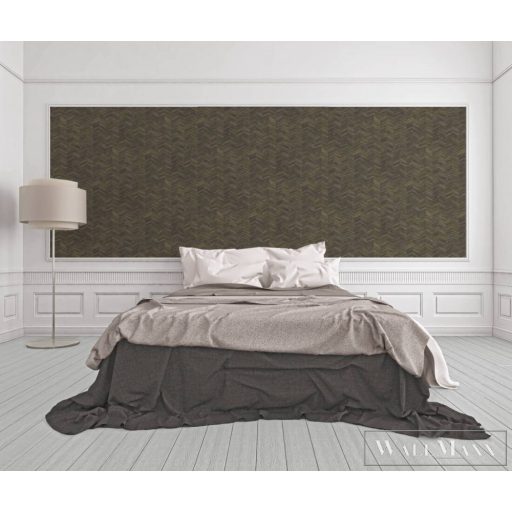 AS CREATION Geo Effect 38309-7 fémhatású parkettamintás tapéta