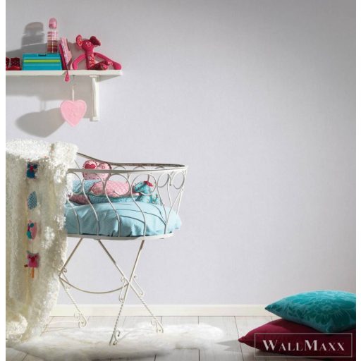 AS Creation Little Love 38312-9 fehér Egyszínű Uni tapéta