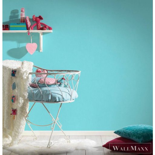 AS Creation Little Love 38313-6 kék Egyszínű Uni tapéta